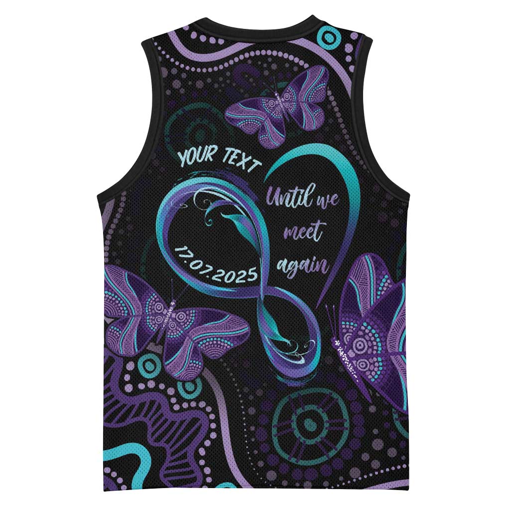 Personalized Australia Infinity Heart Indigenous Basketball Jersey Fly High Until We Meet Again - Aussie Hoodie