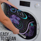 Personalized Australia Infinity Heart Indigenous Bathroom Set Fly High Until We Meet Again - Aussie Hoodie