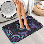 Personalized Australia Infinity Heart Indigenous Bathroom Set Fly High Until We Meet Again - Aussie Hoodie
