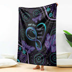 Personalized Australia Infinity Heart Indigenous Blanket Fly High Until We Meet Again - Aussie Hoodie