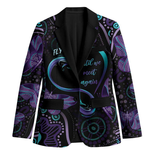 Personalized Australia Infinity Heart Indigenous Blazer Fly High Until We Meet Again - Aussie Hoodie