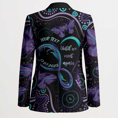 Personalized Australia Infinity Heart Indigenous Blazer Fly High Until We Meet Again - Aussie Hoodie