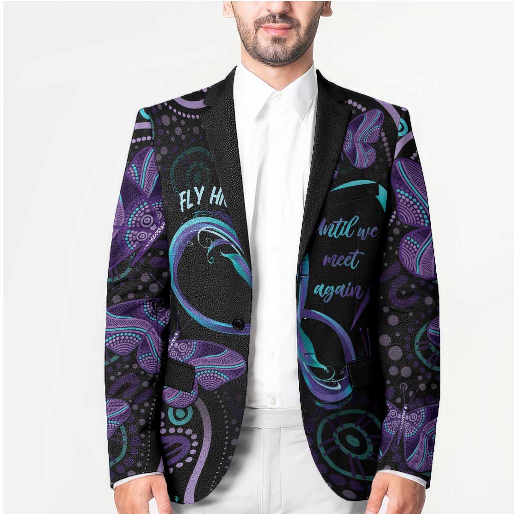 Personalized Australia Infinity Heart Indigenous Blazer Fly High Until We Meet Again - Aussie Hoodie