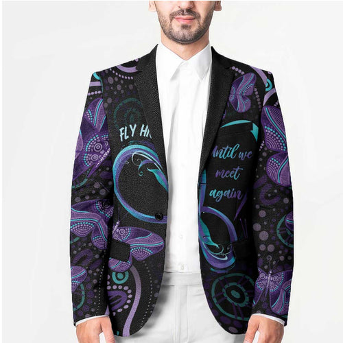 Personalized Australia Infinity Heart Indigenous Blazer Fly High Until We Meet Again - Aussie Hoodie