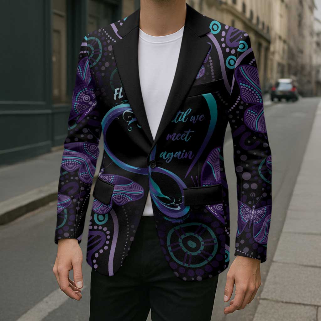 Personalized Australia Infinity Heart Indigenous Blazer Fly High Until We Meet Again - Aussie Hoodie