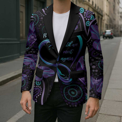 Personalized Australia Infinity Heart Indigenous Blazer Fly High Until We Meet Again - Aussie Hoodie