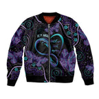 Personalized Australia Infinity Heart Indigenous Bomber Jacket Fly High Until We Meet Again - Aussie Hoodie