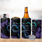 Personalized Australia Infinity Heart Indigenous 4 in 1 Can Cooler Tumbler Fly High Until We Meet Again - Aussie Hoodie