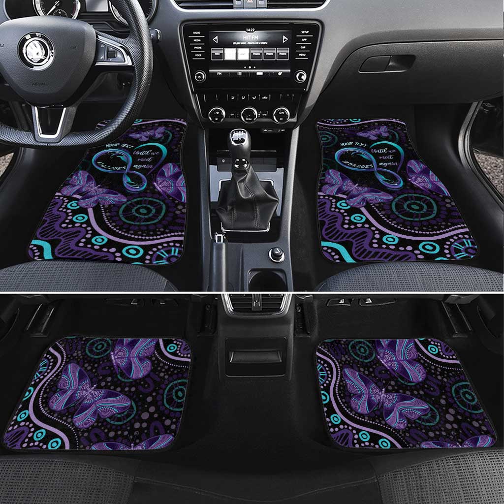 Personalized Australia Infinity Heart Indigenous Car Mats Fly High Until We Meet Again - Aussie Hoodie