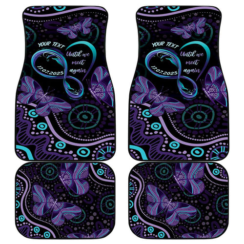 Personalized Australia Infinity Heart Indigenous Car Mats Fly High Until We Meet Again - Aussie Hoodie