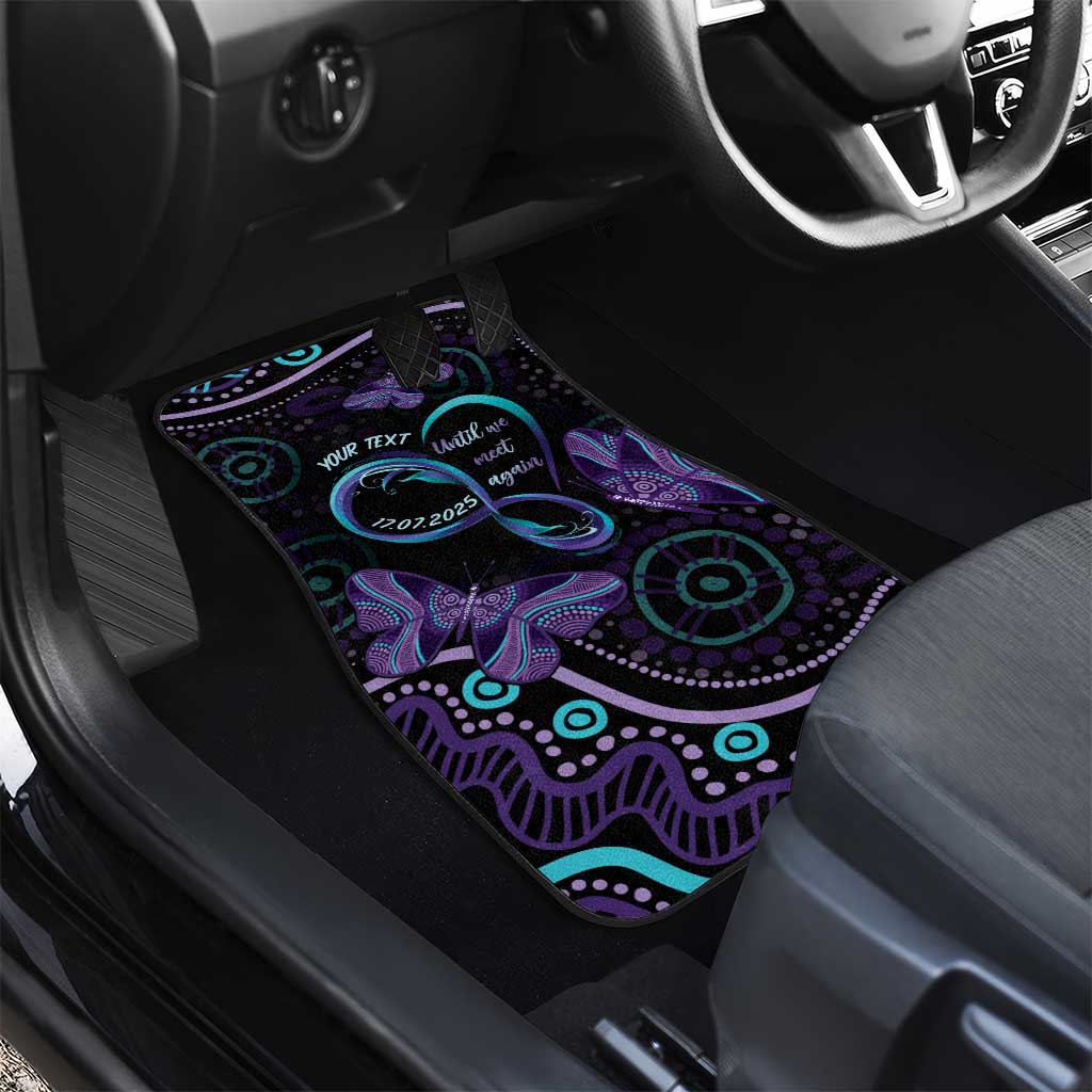 Personalized Australia Infinity Heart Indigenous Car Mats Fly High Until We Meet Again - Aussie Hoodie