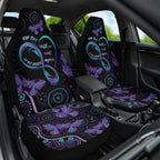 Personalized Australia Infinity Heart Indigenous Car Seat Cover Fly High Until We Meet Again - Aussie Hoodie