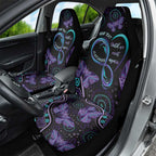 Personalized Australia Infinity Heart Indigenous Car Seat Cover Fly High Until We Meet Again - Aussie Hoodie