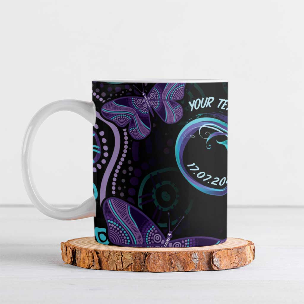Australia Infinity Heart Indigenous Ceramic Mug Fly High Until We Meet Again - Aussie Hoodie