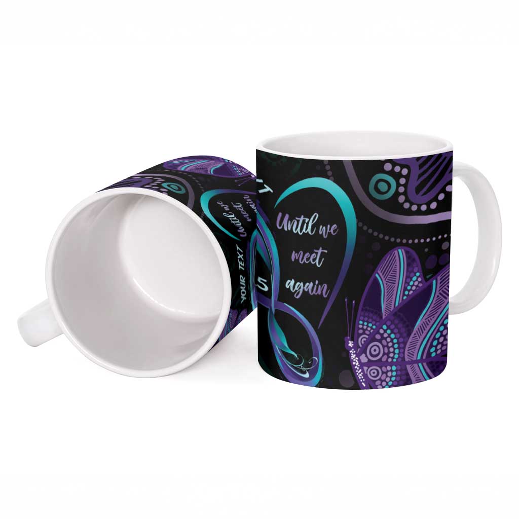 Australia Infinity Heart Indigenous Ceramic Mug Fly High Until We Meet Again - Aussie Hoodie