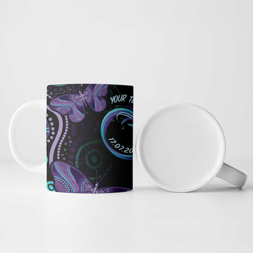 Australia Infinity Heart Indigenous Ceramic Mug Fly High Until We Meet Again - Aussie Hoodie