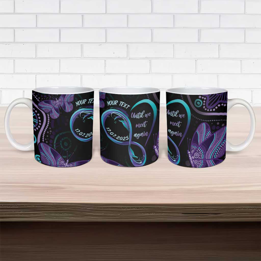 Australia Infinity Heart Indigenous Ceramic Mug Fly High Until We Meet Again - Aussie Hoodie