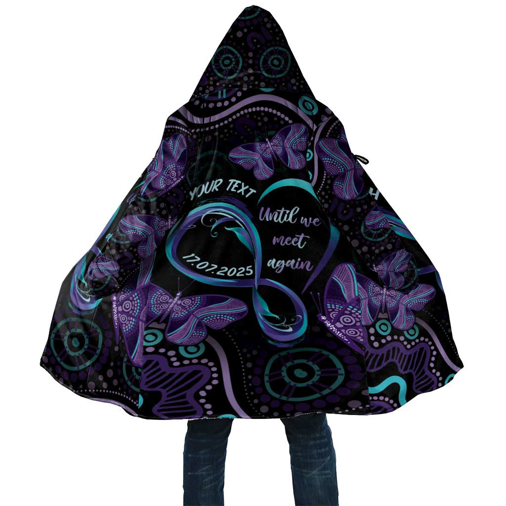 Personalized Australia Infinity Heart Indigenous Cloak Fly High Until We Meet Again - Aussie Hoodie