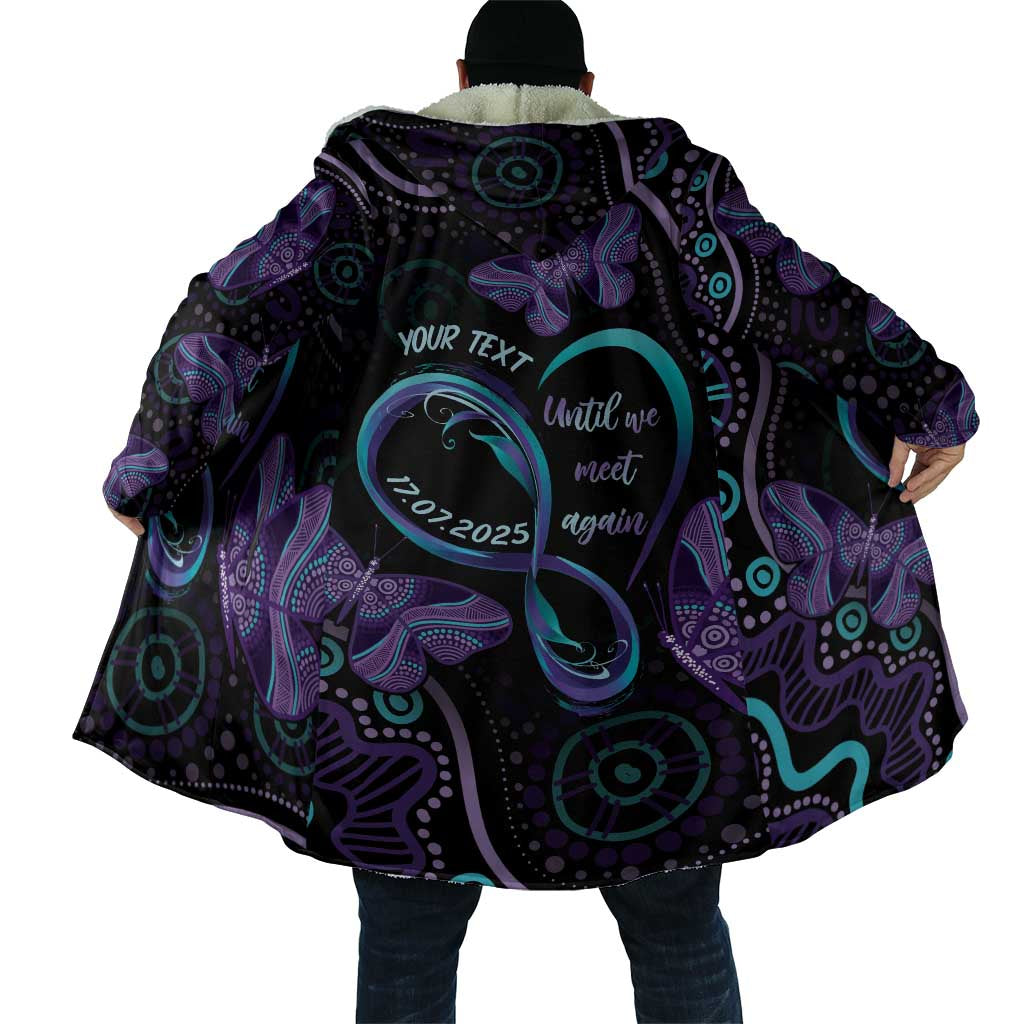 Personalized Australia Infinity Heart Indigenous Cloak Fly High Until We Meet Again - Aussie Hoodie