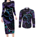 Personalized Australia Infinity Heart Indigenous Couples Matching Long Sleeve Bodycon Dress and Long Sleeve Button Shirt Fly High Until We Meet Again - Aussie Hoodie