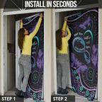 Personalized Australia Infinity Heart Indigenous Door Cover Fly High Until We Meet Again - Aussie Hoodie