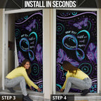 Personalized Australia Infinity Heart Indigenous Door Cover Fly High Until We Meet Again - Aussie Hoodie