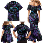 Personalized Australia Infinity Heart Indigenous Family Matching Mermaid Dress and Hawaiian Shirt Fly High Until We Meet Again - Aussie Hoodie