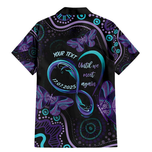 Personalized Australia Infinity Heart Indigenous Family Matching Mermaid Dress and Hawaiian Shirt Fly High Until We Meet Again - Aussie Hoodie