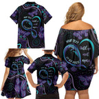 Personalized Australia Infinity Heart Indigenous Family Matching Off Shoulder Short Dress and Hawaiian Shirt Fly High Until We Meet Again - Aussie Hoodie