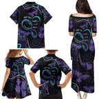 Personalized Australia Infinity Heart Indigenous Family Matching Puletasi and Hawaiian Shirt Fly High Until We Meet Again - Aussie Hoodie