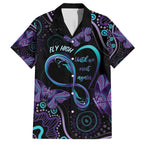 Personalized Australia Infinity Heart Indigenous Family Matching Puletasi and Hawaiian Shirt Fly High Until We Meet Again - Aussie Hoodie