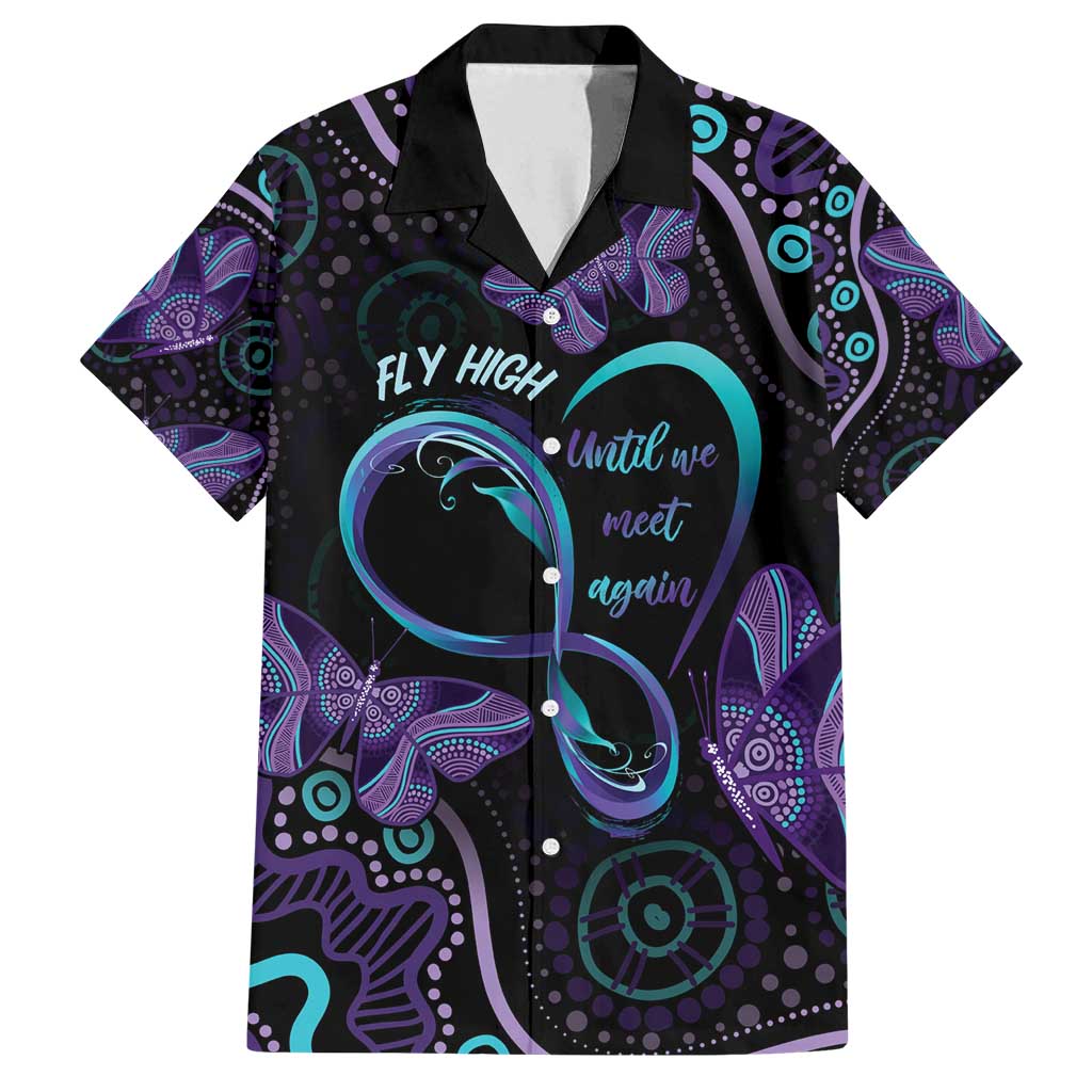 Personalized Australia Infinity Heart Indigenous Family Matching Summer Maxi Dress and Hawaiian Shirt Fly High Until We Meet Again - Aussie Hoodie
