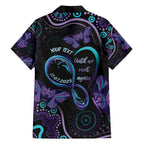 Personalized Australia Infinity Heart Indigenous Family Matching Summer Maxi Dress and Hawaiian Shirt Fly High Until We Meet Again - Aussie Hoodie