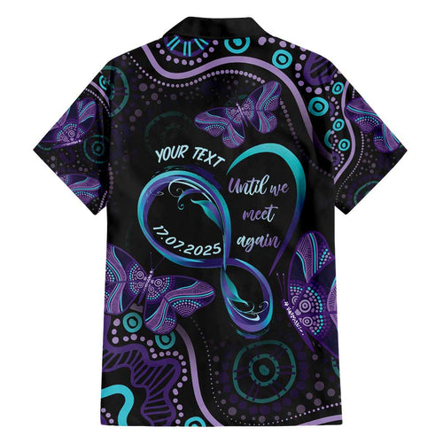Personalized Australia Infinity Heart Indigenous Family Matching Summer Maxi Dress and Hawaiian Shirt Fly High Until We Meet Again - Aussie Hoodie