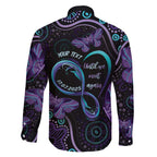 Personalized Australia Infinity Heart Indigenous Family Matching Summer Maxi Dress and Hawaiian Shirt Fly High Until We Meet Again - Aussie Hoodie