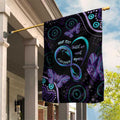 Personalized Australia Infinity Heart Indigenous Garden Flag Fly High Until We Meet Again - Aussie Hoodie