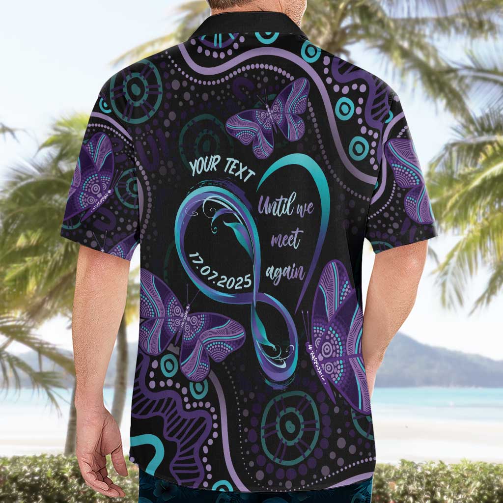 Personalized Australia Infinity Heart Indigenous Hawaiian Shirt Fly High Until We Meet Again - Aussie Hoodie