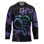 Personalized Australia Infinity Heart Indigenous Hockey Jersey Fly High Until We Meet Again - Aussie Hoodie