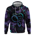 Personalized Australia Infinity Heart Indigenous Hoodie Fly High Until We Meet Again - Aussie Hoodie