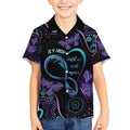 Personalized Australia Infinity Heart Indigenous Kid Hawaiian Shirt Fly High Until We Meet Again - Aussie Hoodie