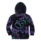 Personalized Australia Infinity Heart Indigenous Kid Hoodie Fly High Until We Meet Again - Aussie Hoodie