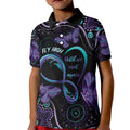 Personalized Australia Infinity Heart Indigenous Kid Polo Shirt Fly High Until We Meet Again - Aussie Hoodie