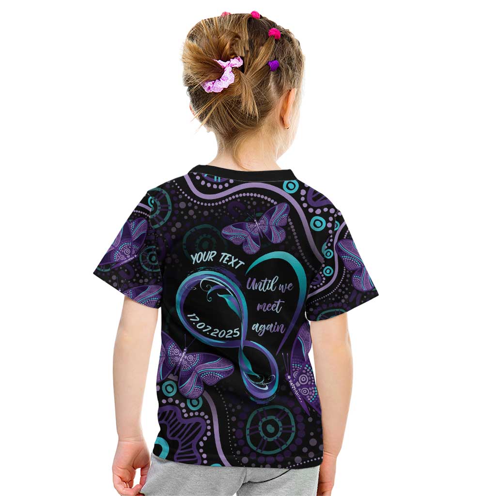 Personalized Australia Infinity Heart Indigenous Kid T Shirt Fly High Until We Meet Again - Aussie Hoodie