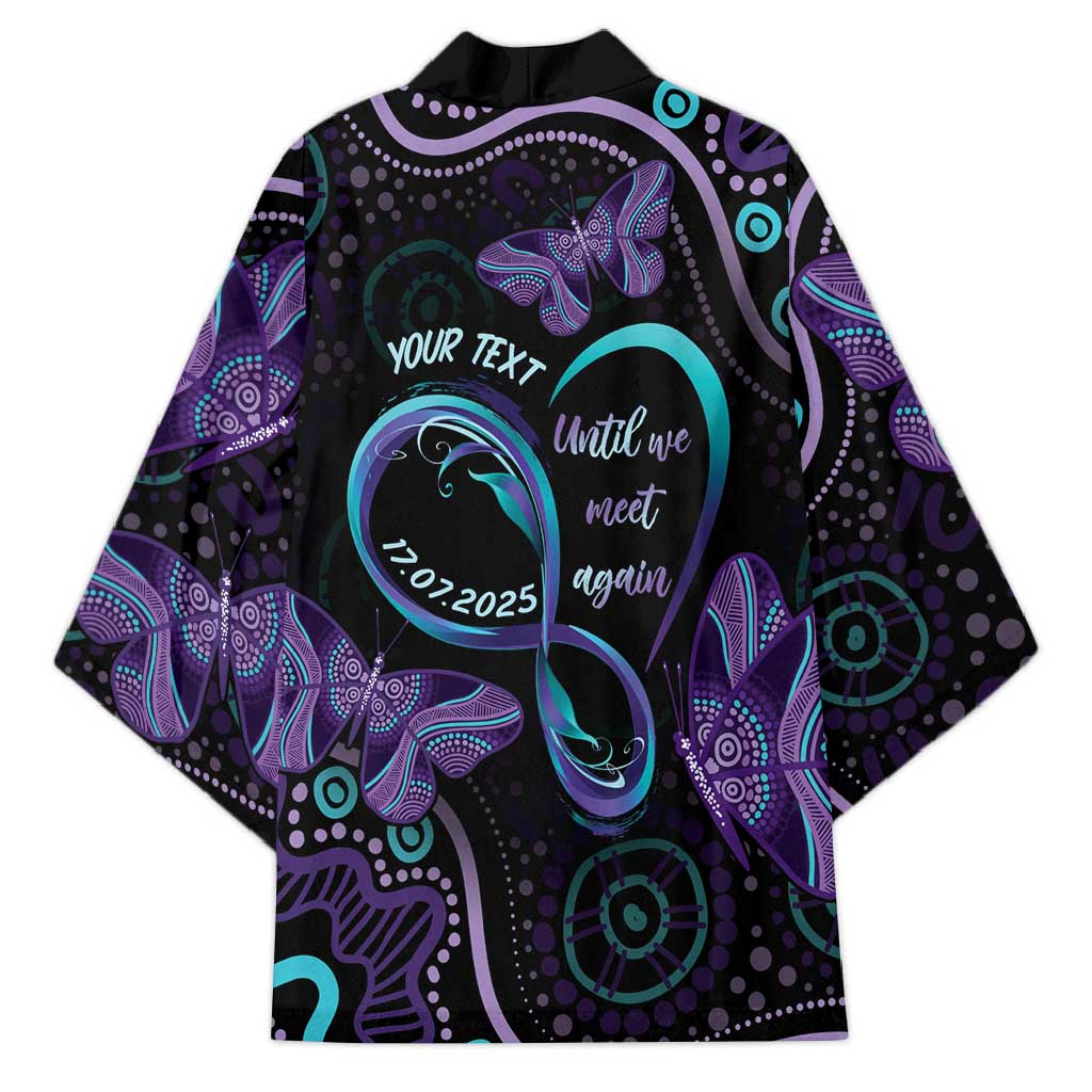 Personalized Australia Infinity Heart Indigenous Kimono Fly High Until We Meet Again - Aussie Hoodie
