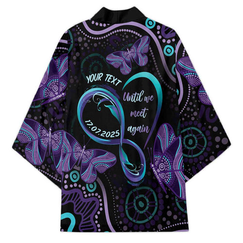 Personalized Australia Infinity Heart Indigenous Kimono Fly High Until We Meet Again - Aussie Hoodie