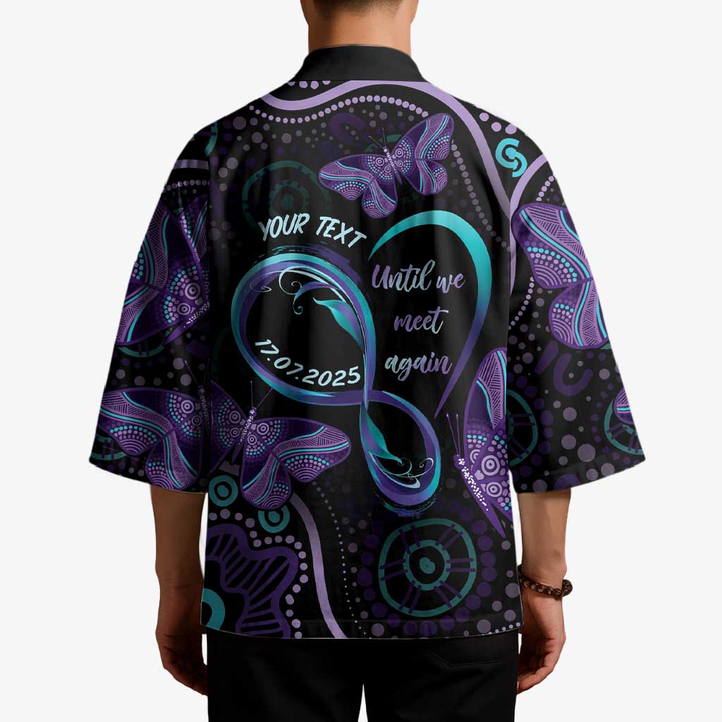 Personalized Australia Infinity Heart Indigenous Kimono Fly High Until We Meet Again - Aussie Hoodie