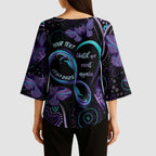 Personalized Australia Infinity Heart Indigenous Kimono Sleeve Blouse Fly High Until We Meet Again - Aussie Hoodie