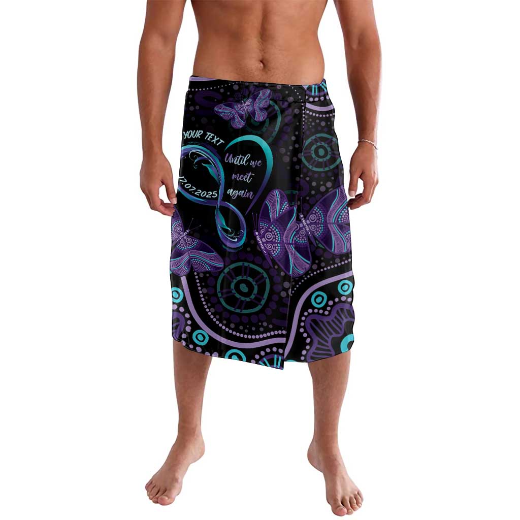 Personalized Australia Infinity Heart Indigenous Lavalava Fly High Until We Meet Again - Aussie Hoodie