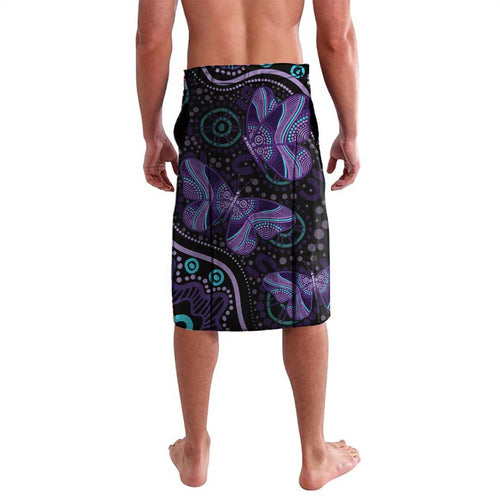 Personalized Australia Infinity Heart Indigenous Lavalava Fly High Until We Meet Again - Aussie Hoodie