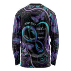 Personalized Australia Infinity Heart Indigenous Long Sleeve Shirt Fly High Until We Meet Again - Aussie Hoodie